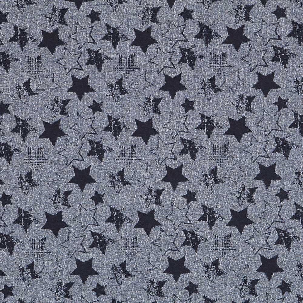 Punto Sudadera Stars Azul - Ribes y Casals