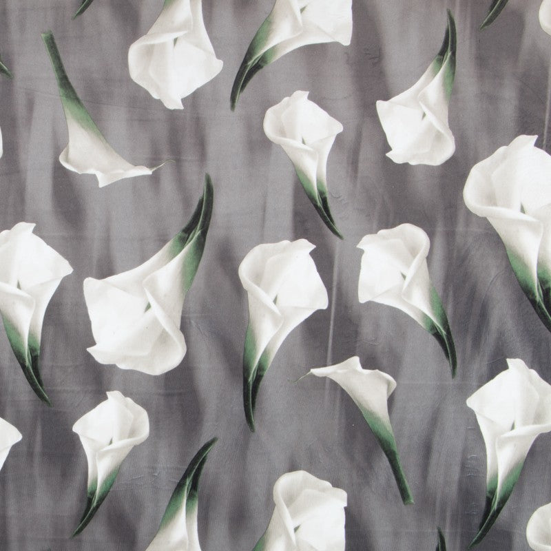 Punto Terciopleo Floral Gris - Ribes y Casals