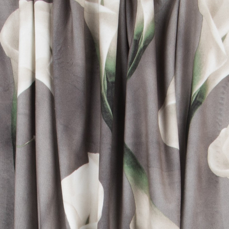 Punto Terciopleo Floral Gris - Ribes y Casals