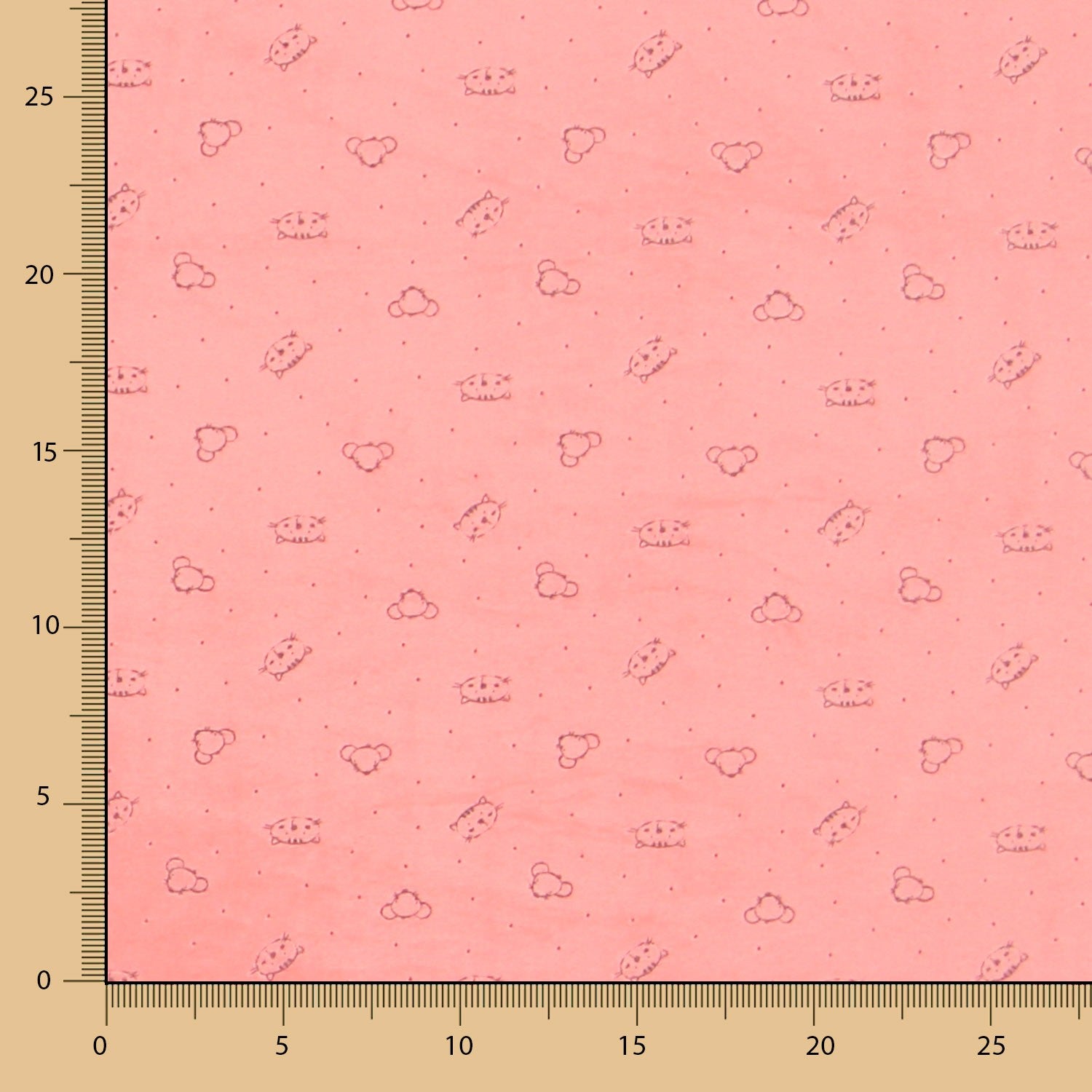 Punto Tundosado Cats Coral - Ribes y Casals