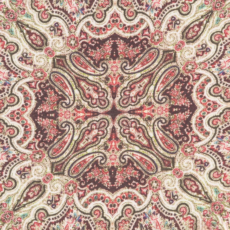 Punto Verano Mosaico Cachemir Coral - Ribes y Casals