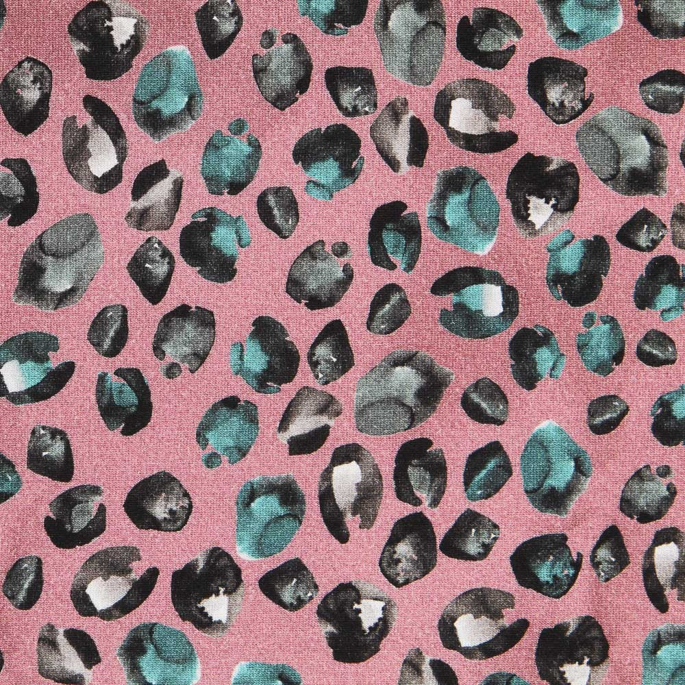 Punto Viscosa Leopard Pink - Ribes y Casals