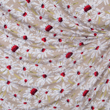 Punto Viscosa Margaritas Beige - Ribes y Casals