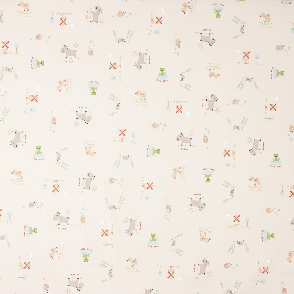 Punto Algodón Estampado Animalitos - Ribes y Casals