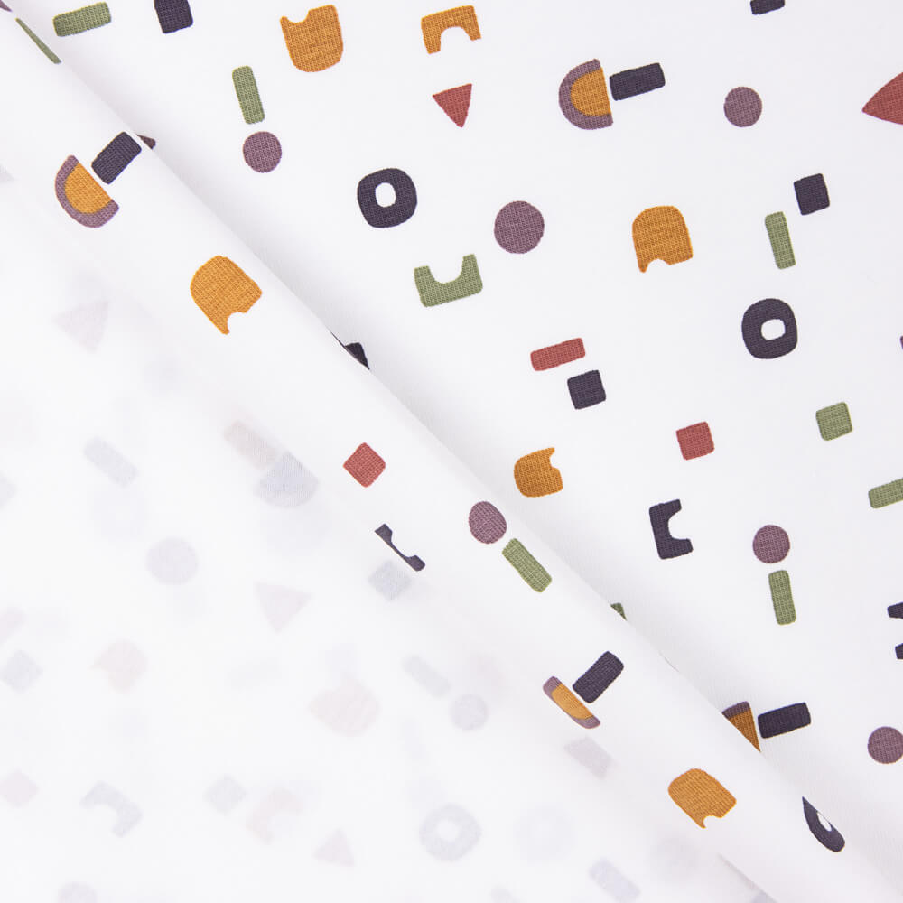 Punto Algodón Estampado Formas - Ribes y Casals