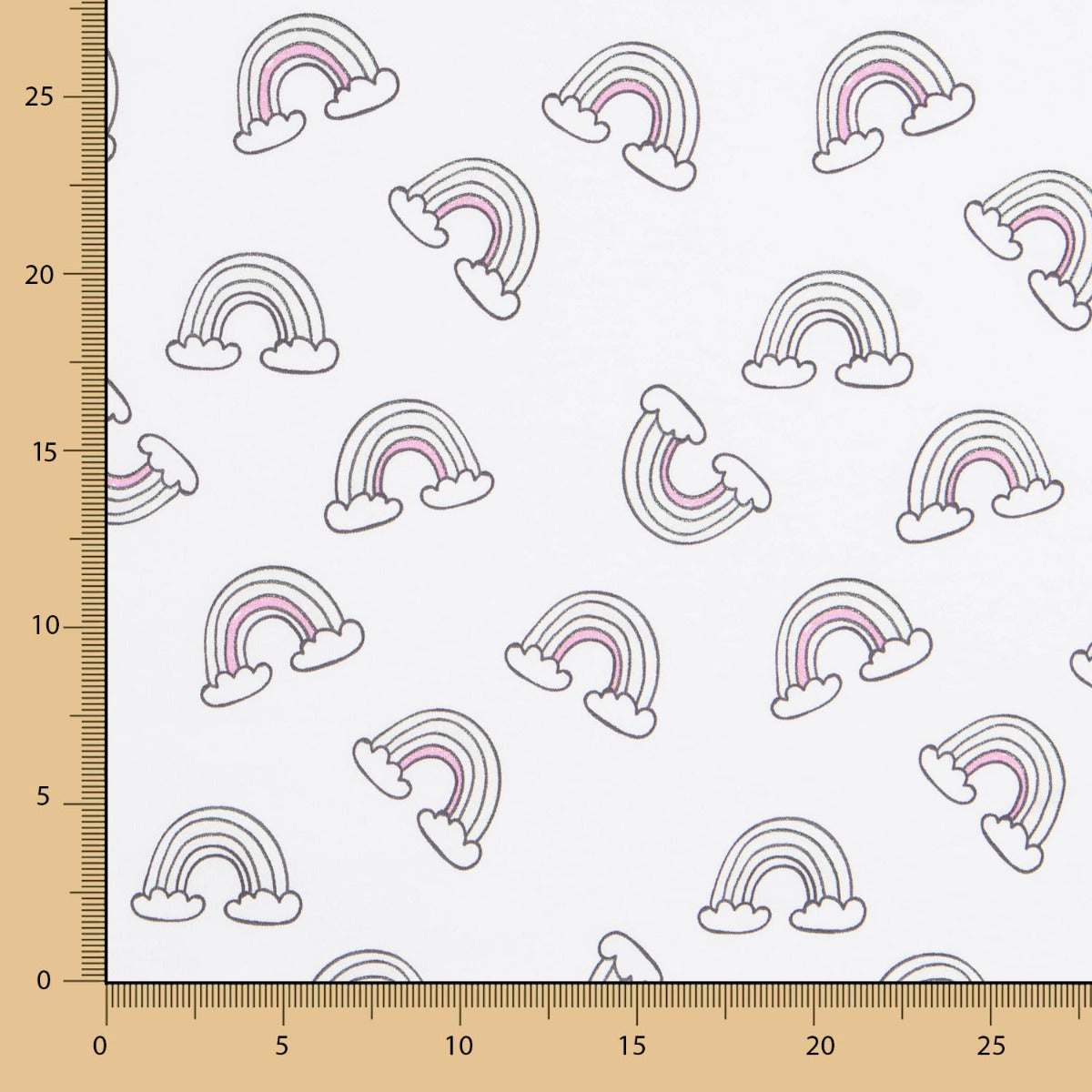 Punto Algodón Glitter Rainbow - Ribes y Casals