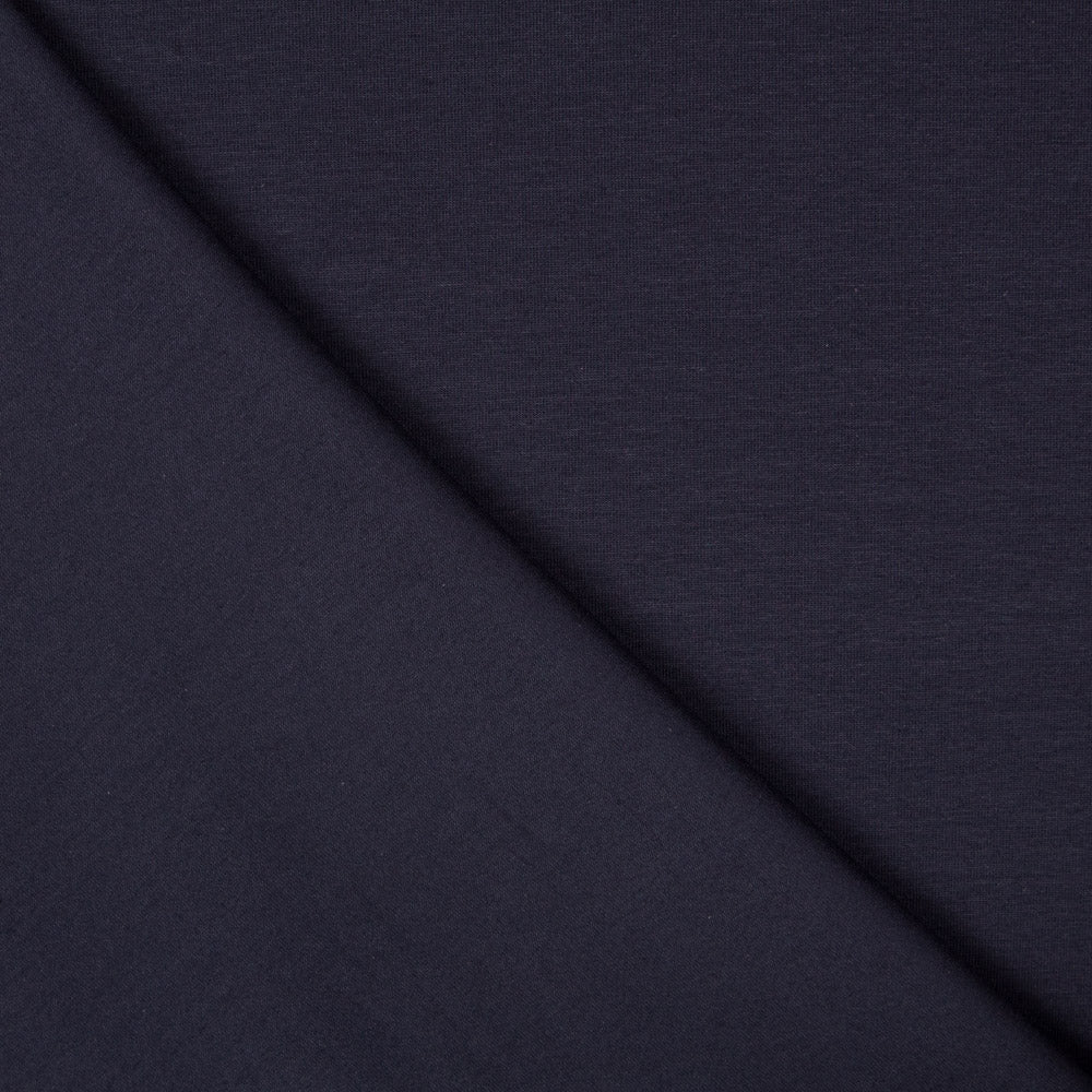 Punto Algodón Lycra Orgánico Azul Marino - Ribes y Casals