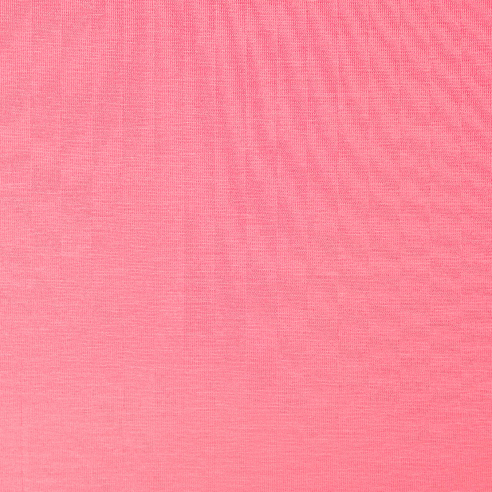 Punto Algodón Lycra Orgánico Rosa Coral - Ribes y Casals