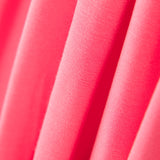 Punto Algodón Lycra Orgánico Rosa Coral - Ribes y Casals