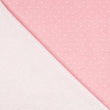 Retal Punto Algodón Micro Lunar Rosa 85x140 cm - Ribes y Casals
