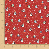 Punto Algodón Pingüinos Grana - Ribes y Casals