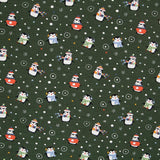 Punto Algodón Pingüinos Verde - Ribes y Casals