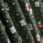 Punto Algodón Pingüinos Verde - Ribes y Casals