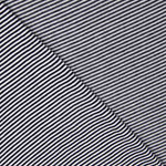 Punto Viscosa Rayas Mini Negro - Ribes y Casals