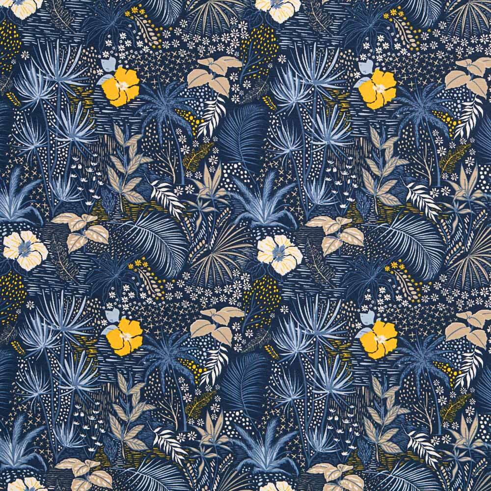 Punto Algodón Selva Azul Oeko-Tex® - Ribes y Casals