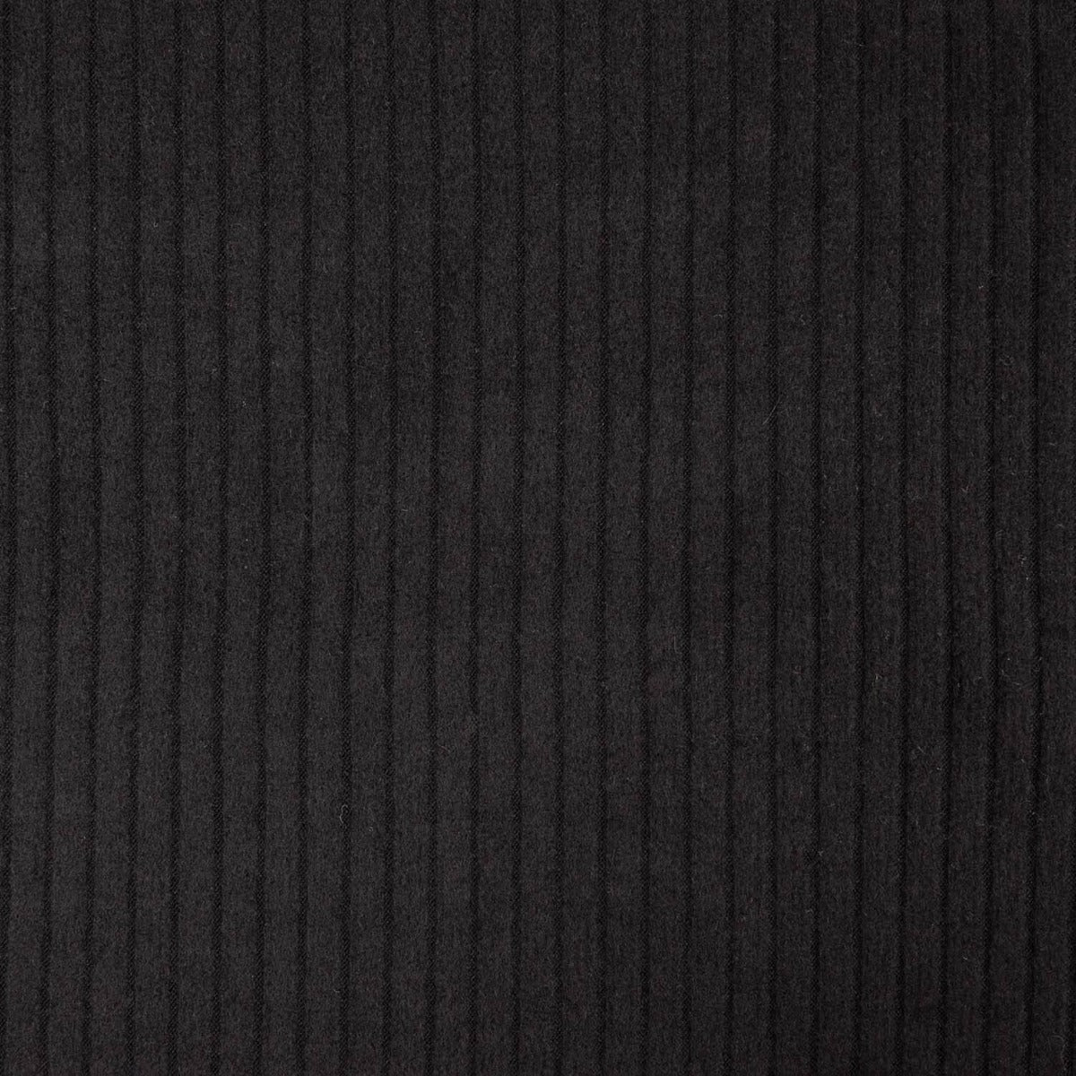 Punto Canalé Perchado Efecto Pana Negro - Ribes y Casals