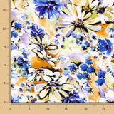 Punto Viscosa Floral Lila - Ribes y Casals