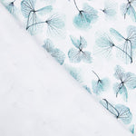 Punto Felpa Floral Aguamarina Oeko-Tex® - Ribes y Casals