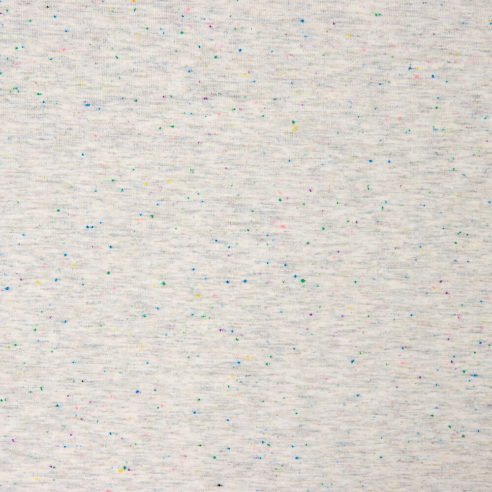 Punto Felpa Gris Claro Motitas - Ribes y Casals