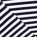 Punto Felpa Listada Azul Oscuro - Ribes y Casals