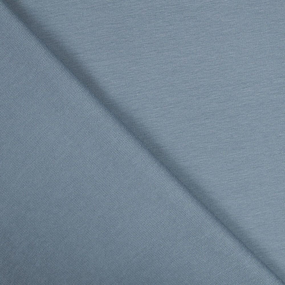 Punto Felpa Orgánico Gris Azulado - Ribes y Casals