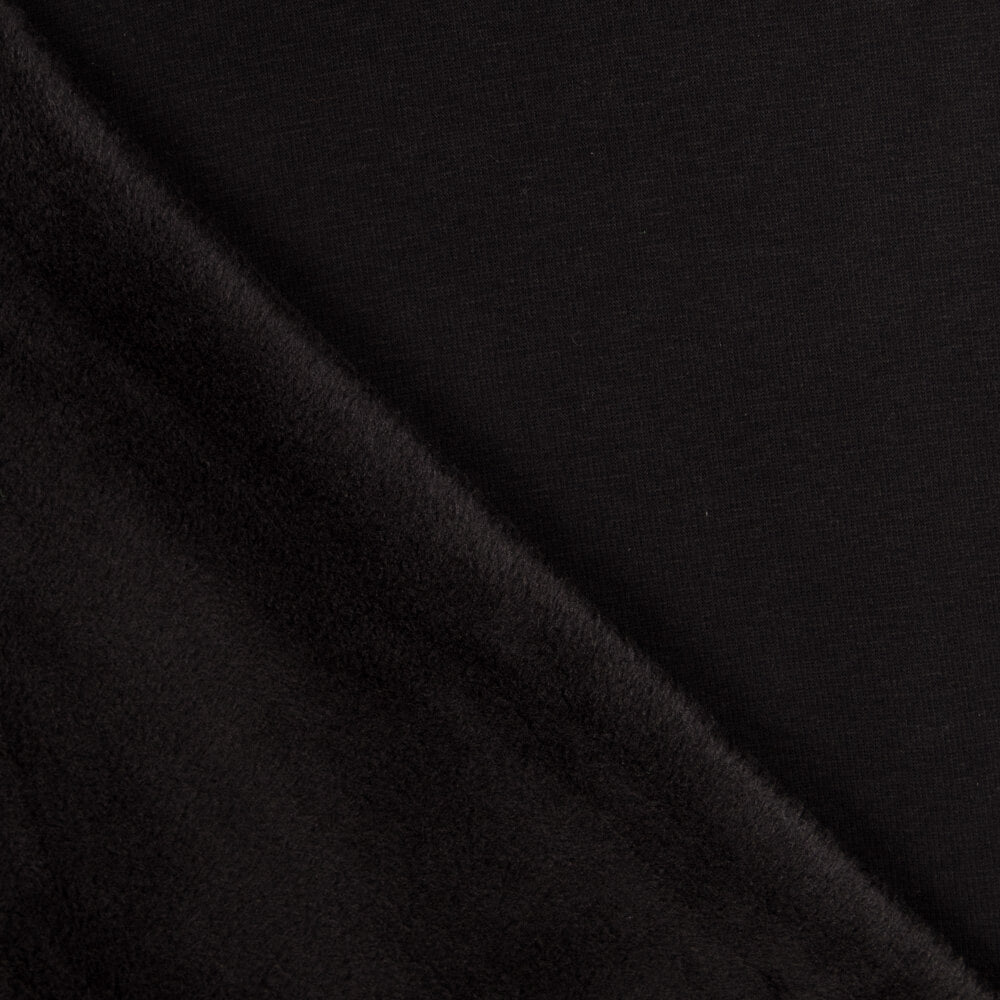 Punto Felpa Pelo Corto Negro - Ribes y Casals