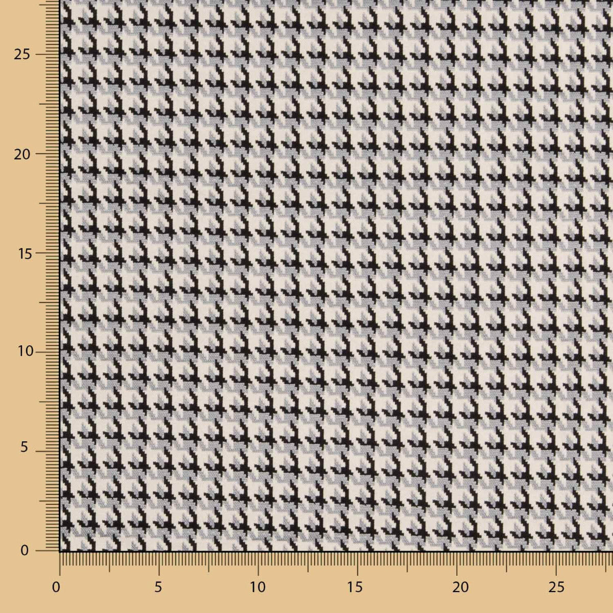 Punto Jacquard Pata Gallo Gris Claro - Ribes y Casals