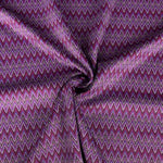 Punto Jacquard ZigZag Magenta - Ribes y Casals