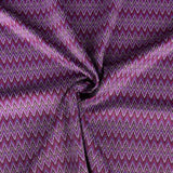 Punto Jacquard ZigZag Magenta - Ribes y Casals