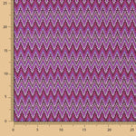 Punto Jacquard ZigZag Magenta - Ribes y Casals