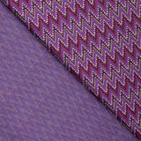 Punto Jacquard ZigZag Magenta - Ribes y Casals