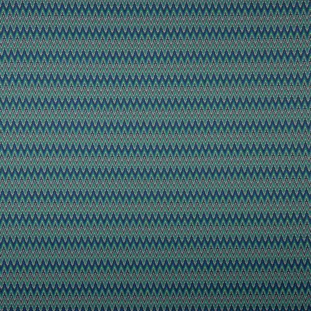 Punto Jacquard ZigZag Verde - Ribes y Casals