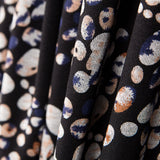 Punto Jersey Burbujas Negro - Ribes y Casals