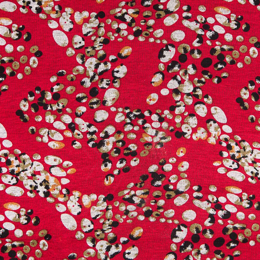 Punto Jersey Burbujas Rojo - Ribes y Casals