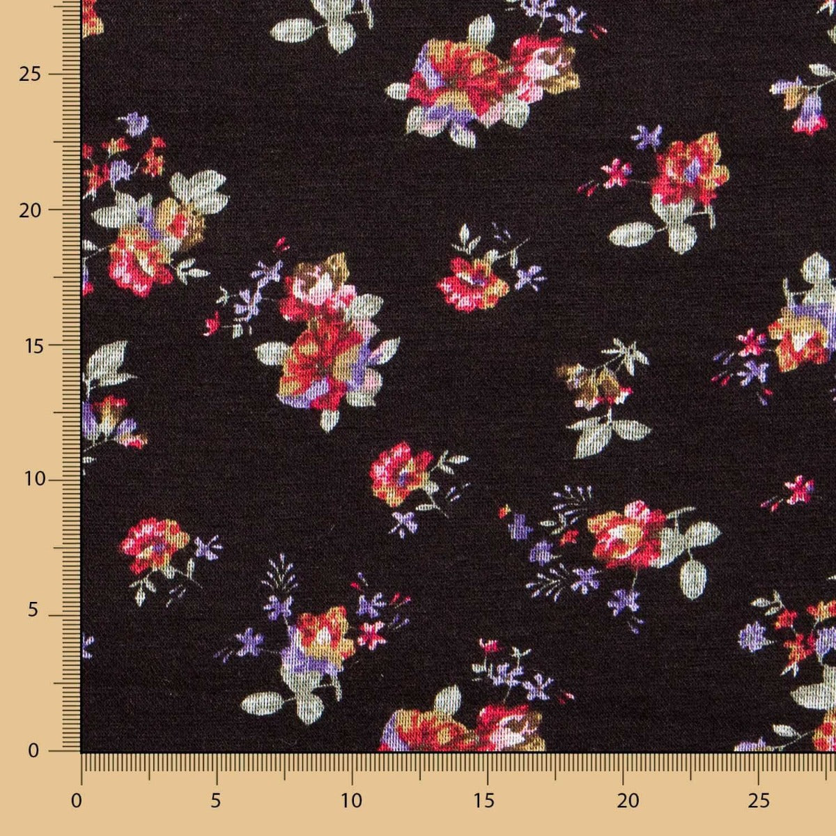 Punto Jersey Cretona Negro - Ribes y Casals