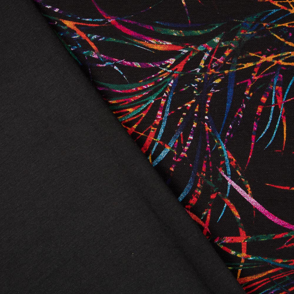 Punto Jersey Electra Negro - Ribes y Casals