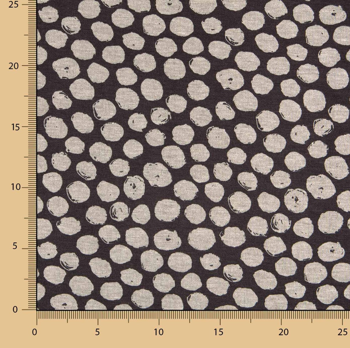 Punto Jersey Topos Negro - Ribes y Casals