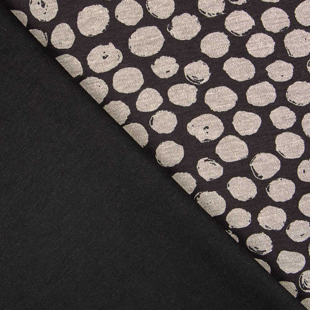 Punto Jersey Topos Negro - Ribes y Casals