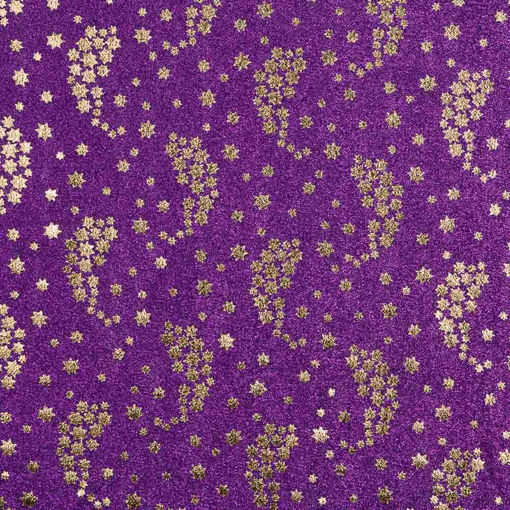 Punto Lamé Morado Estrellas - Ribes y Casals