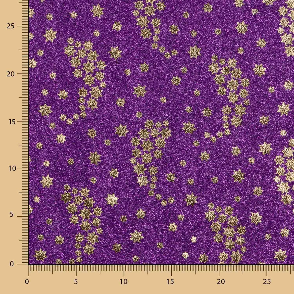 Punto Lamé Morado Estrellas - Ribes y Casals