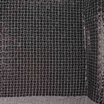 Punto Lamé Plateado Cuadros Lentejuela - Ribes y Casals