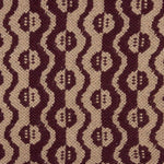 Punto Tricot Lana Poncho Ojos Granate - Ribes y Casals