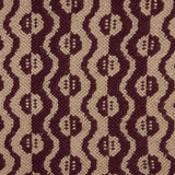 Punto Tricot Lana Poncho Ojos Granate - Ribes y Casals