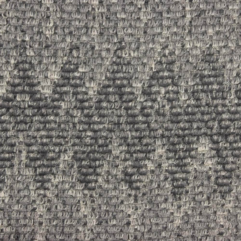 Punto Tricot Lana Poncho Geo Gris - Ribes y Casals