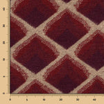 Punto Tricot Lana Poncho Granate Ondas - Ribes y Casals