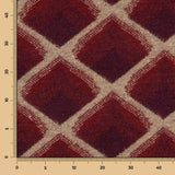 Punto Tricot Lana Poncho Granate Ondas - Ribes y Casals