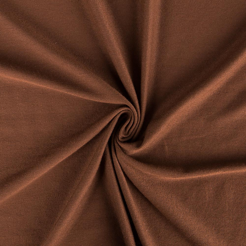 Tela Punto Viscosa Marrón - Ribes y Casals