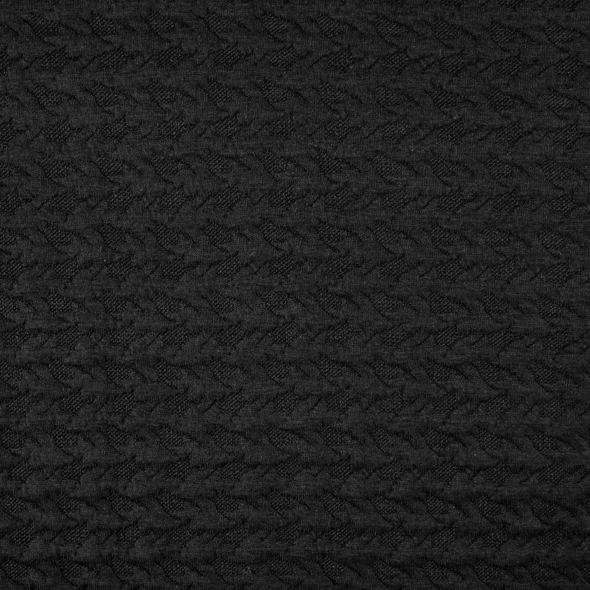 Punto Jacquard Cloqué Negro - Ribes y Casals