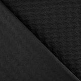 Punto Jacquard Cloqué Negro - Ribes y Casals