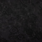 Punto Poliéster Jacquard Negro - Ribes y Casals